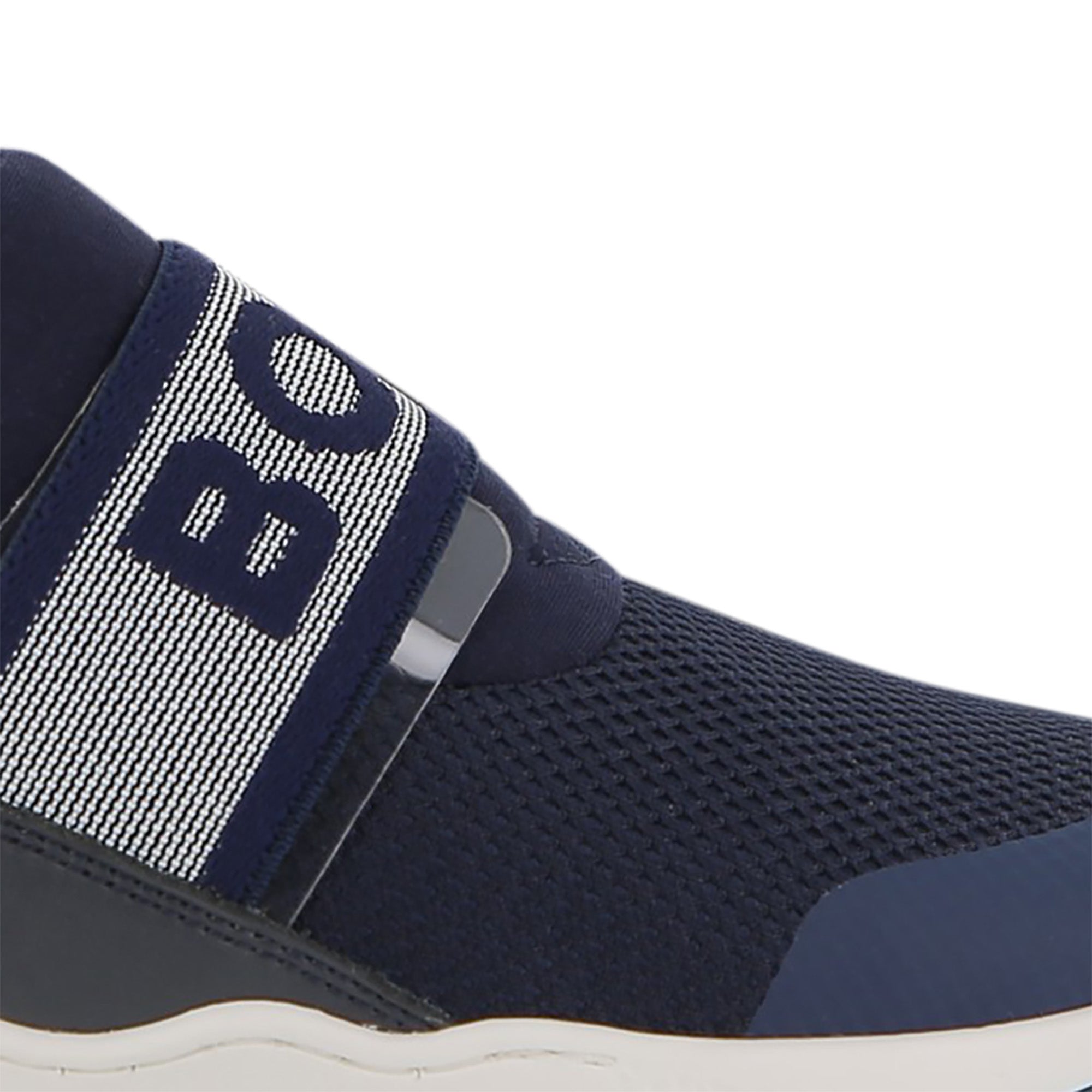 Sneakers Textil | Cuero Elástico Azul