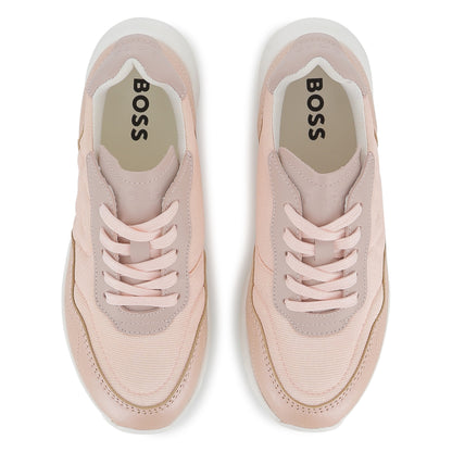 Tenis Cuero | Malla Rosa