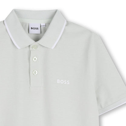Polo Piqué Basic Raised Verde