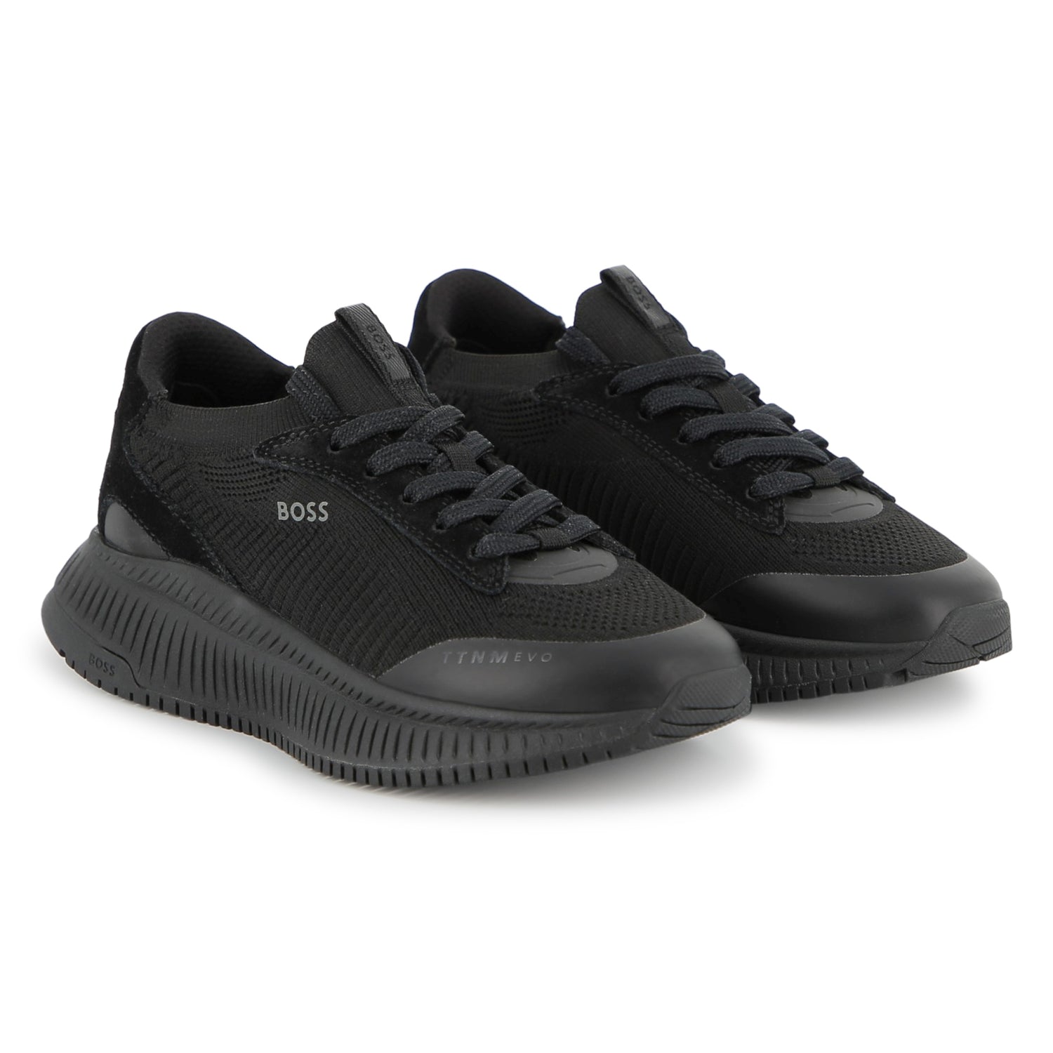 Sock Sneakers Textil | Gamuza Negros