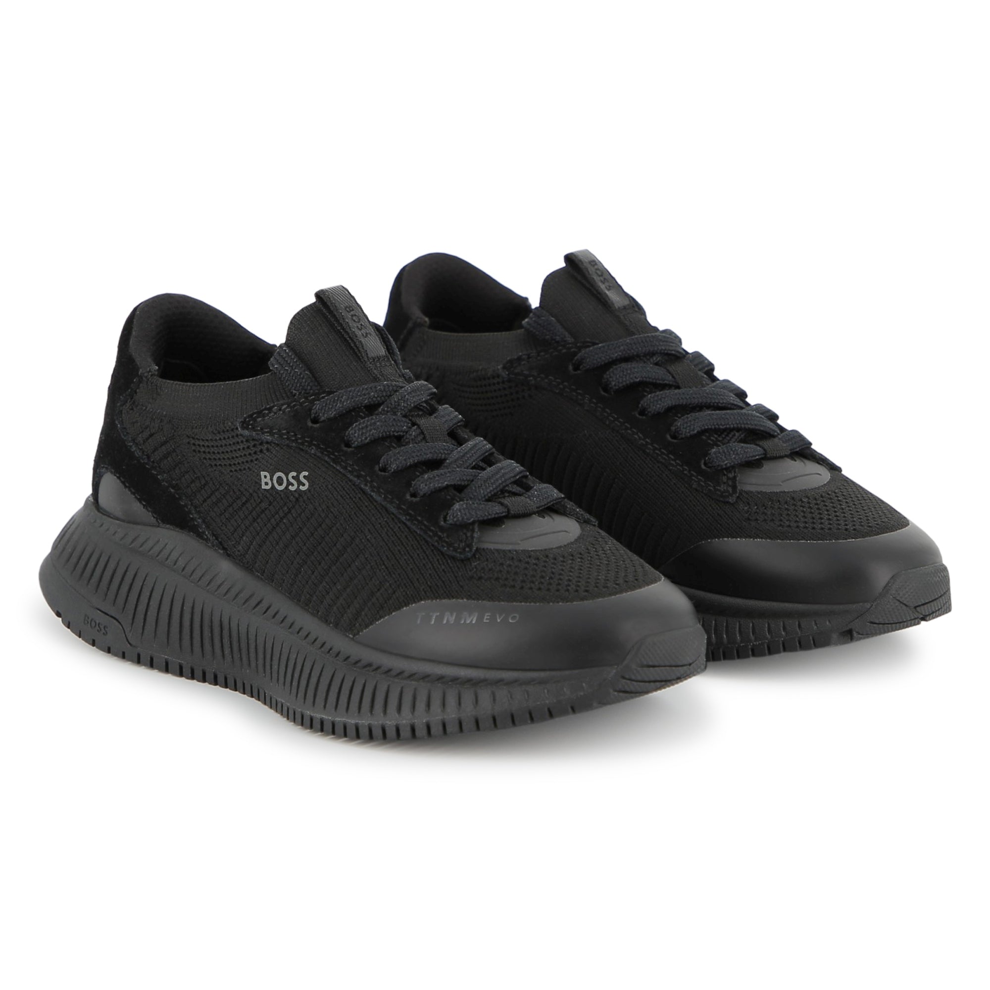 Sock Sneakers Textil | Gamuza Negros