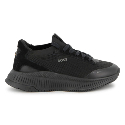 Sock Sneakers Textil | Gamuza Negros