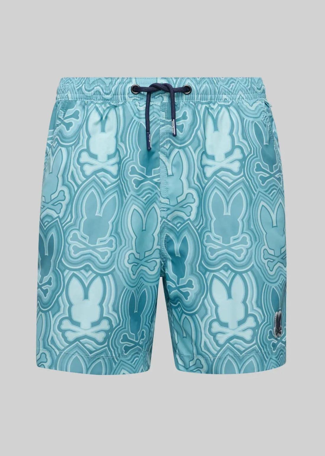 Bermuda Chuck Azul Estampado Integral Secado Rápido