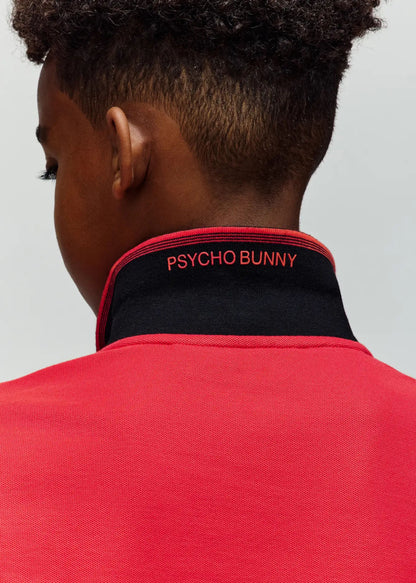 Polo Jude Rojo Piqué Algodón Pima