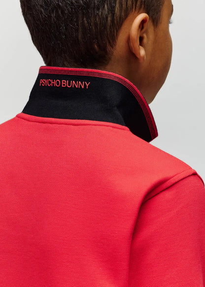 Polo Jude Rojo Piqué Algodón Pima