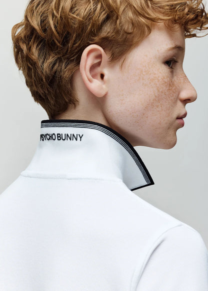 Polo Jude Blanco Piqué Algodón Pima