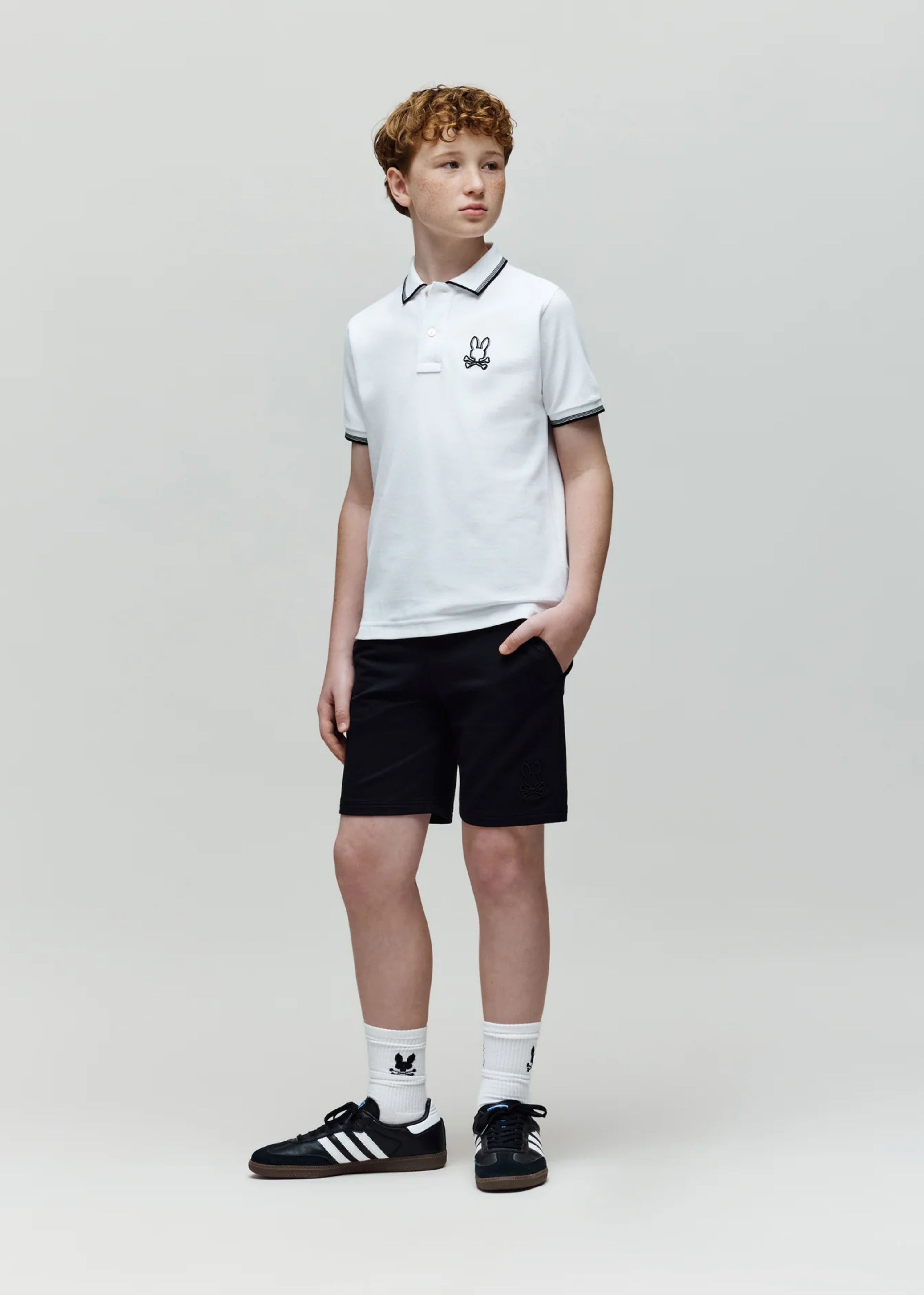 Polo Jude Blanco Piqué Algodón Pima