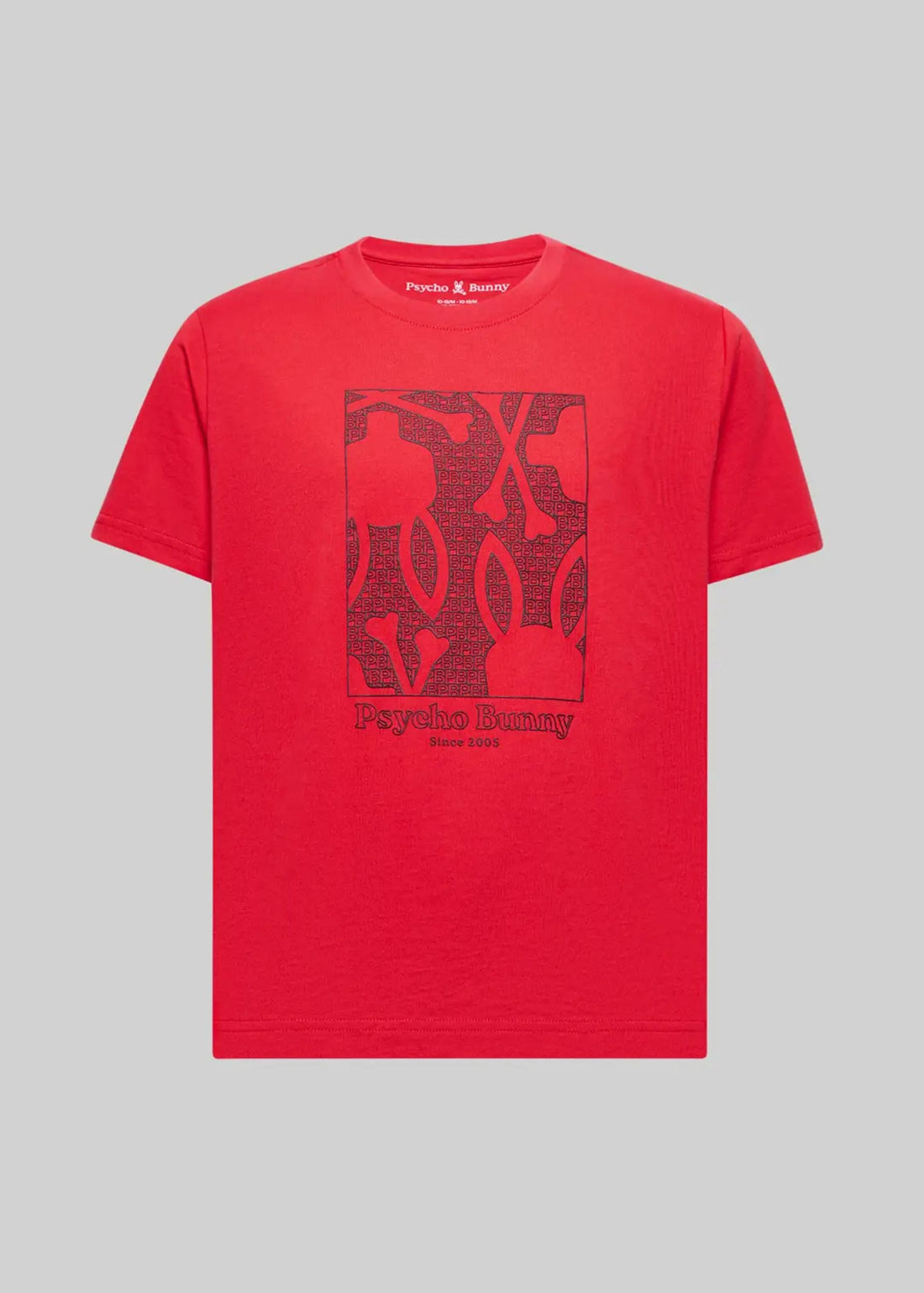 Camiseta Glenn Algodón Gráfico Rojo