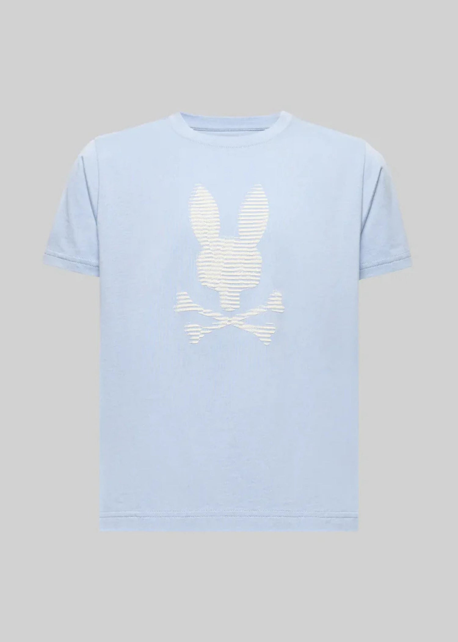 Camiseta Grant Relieve Algodón Azul Claro