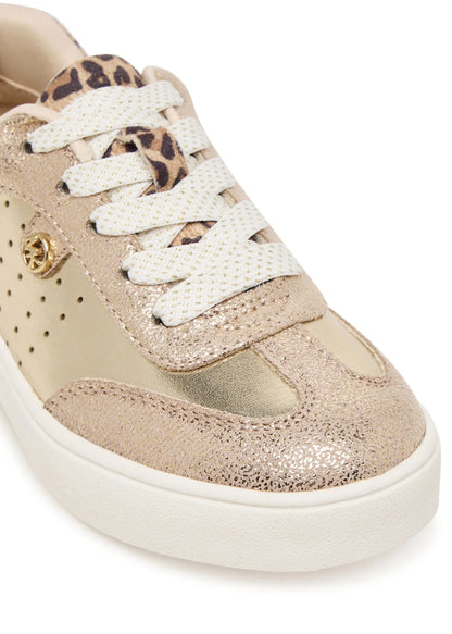 Sneakers Animal Print | Dorado