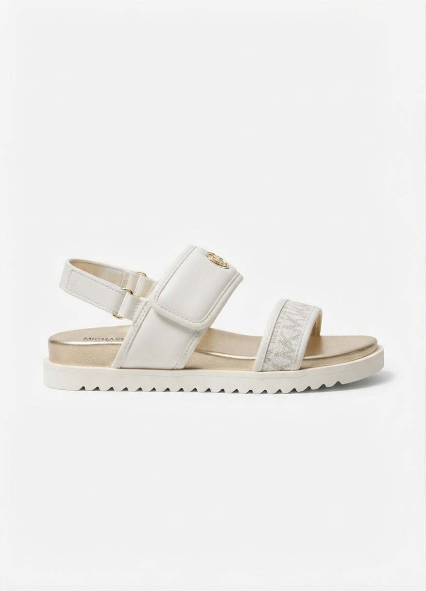Sandalia Glenville Charm Monograma MK