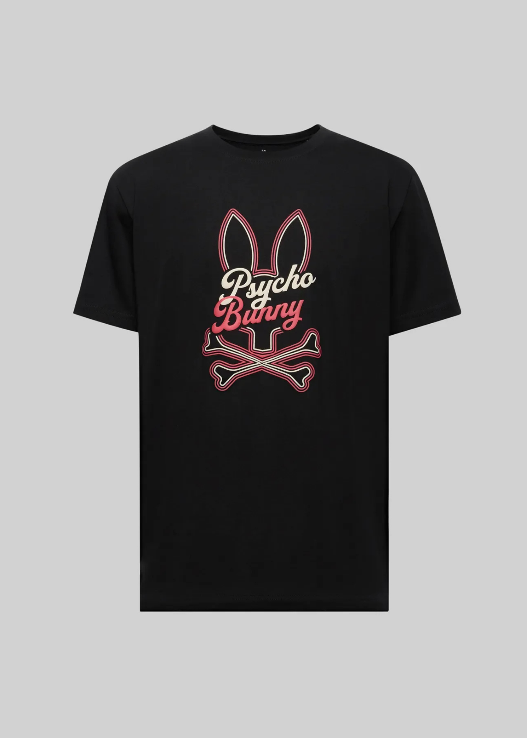 Camiseta Garret Algodón Gráfico Negro