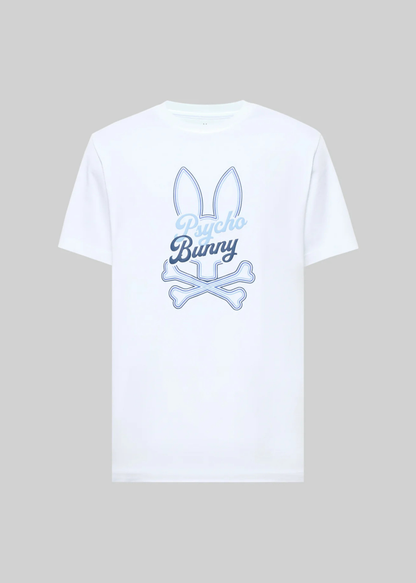 Camiseta Garret Algodón Gráfico Blanca