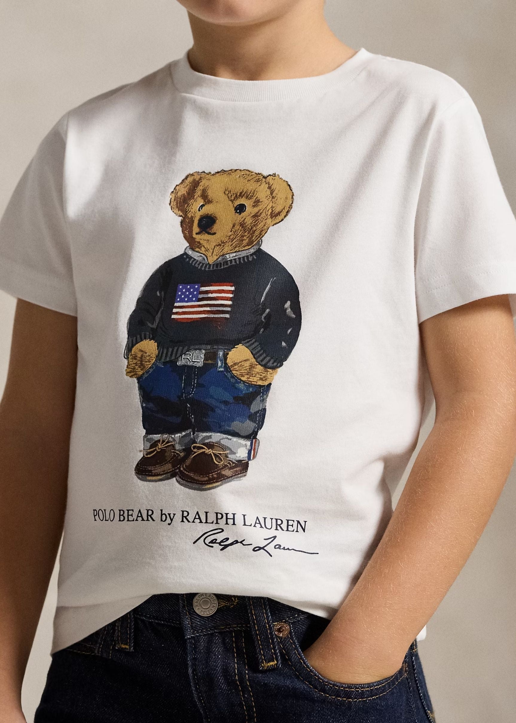 Camiseta Blanca Classic Polo Bear