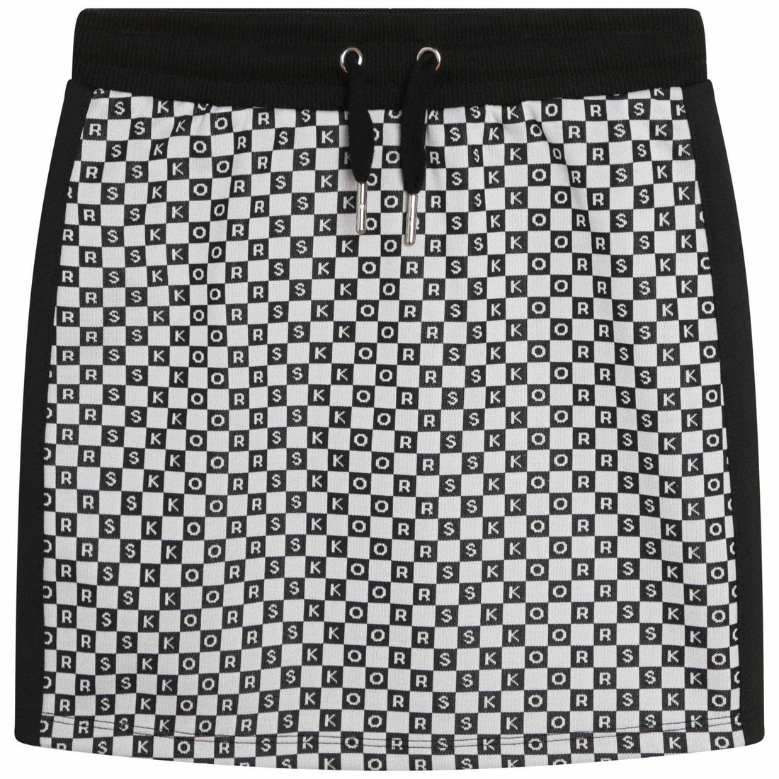 Falda Jacquard KORS Negro &amp; Blanco