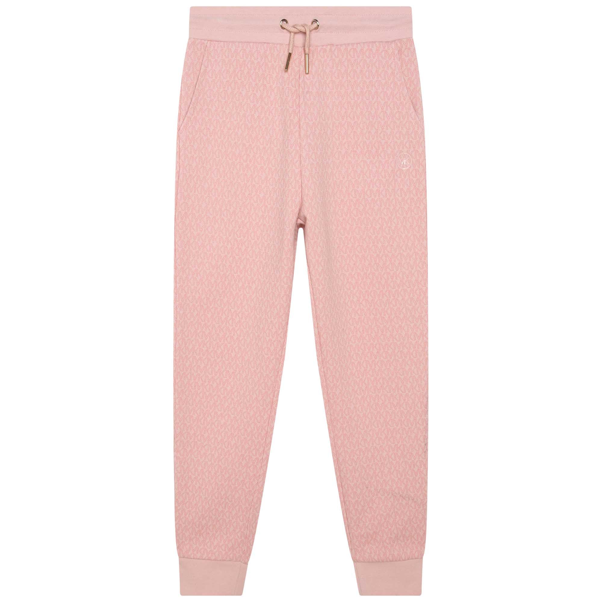 Pantalón Jogger MK Signature Rosado Niña