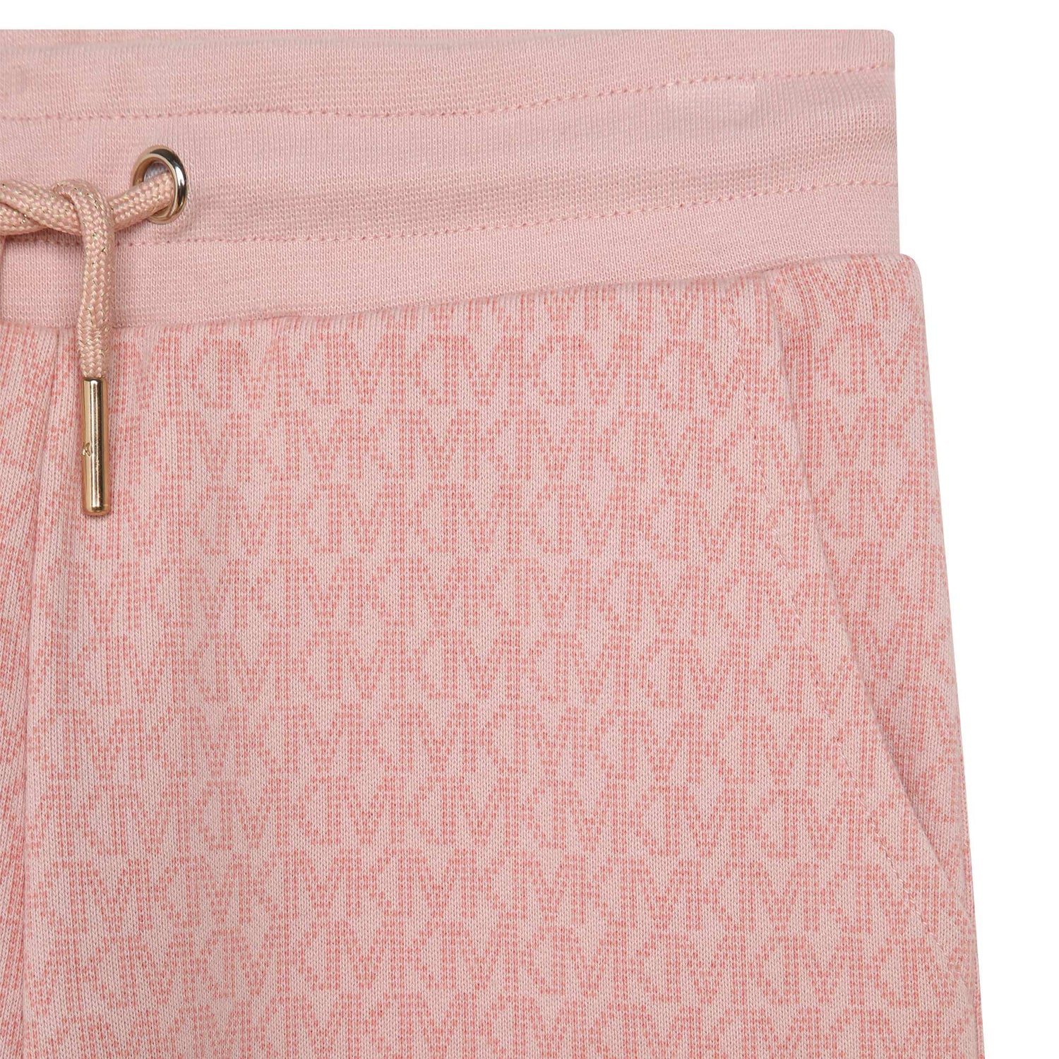 Pantalón Jogger MK Signature Rosado Niña