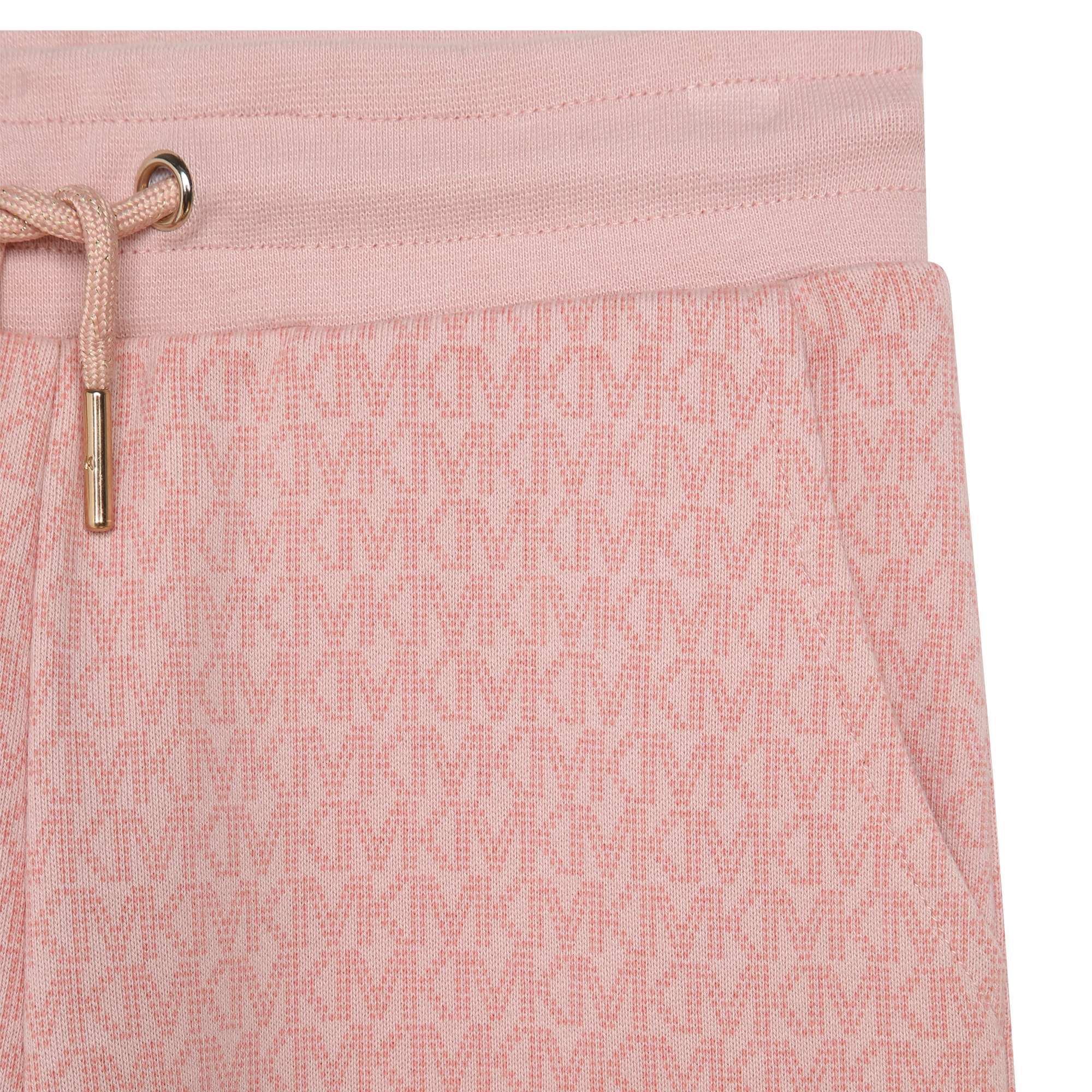 Pantalón Jogger MK Signature Rosado Niña