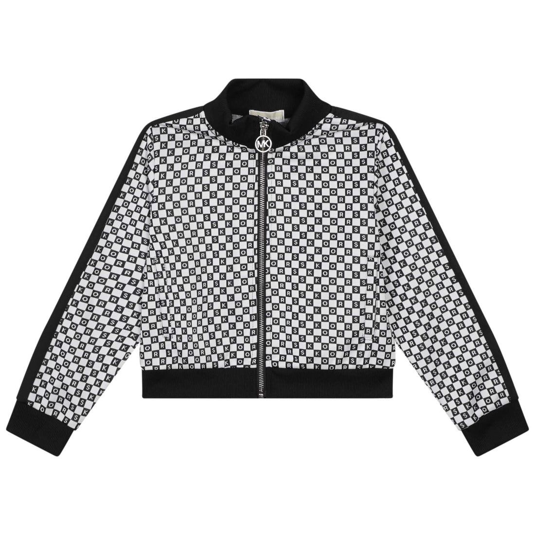 Chaqueta Jacquard Blanco &amp; Negro Niña