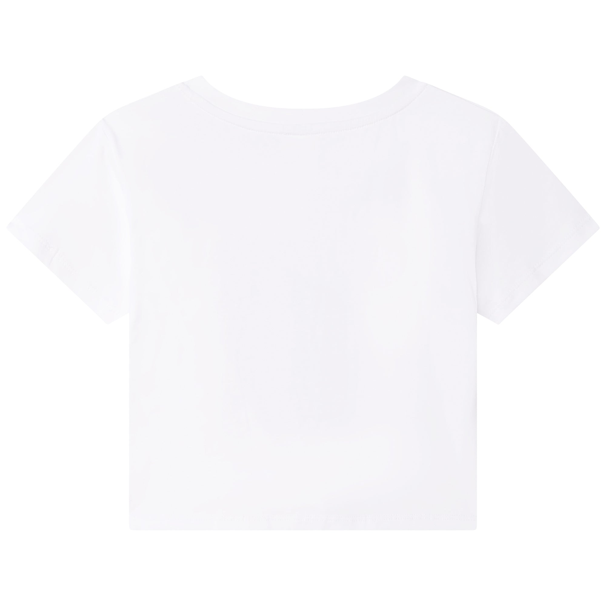 Camiseta Cropped Blanco Anudada