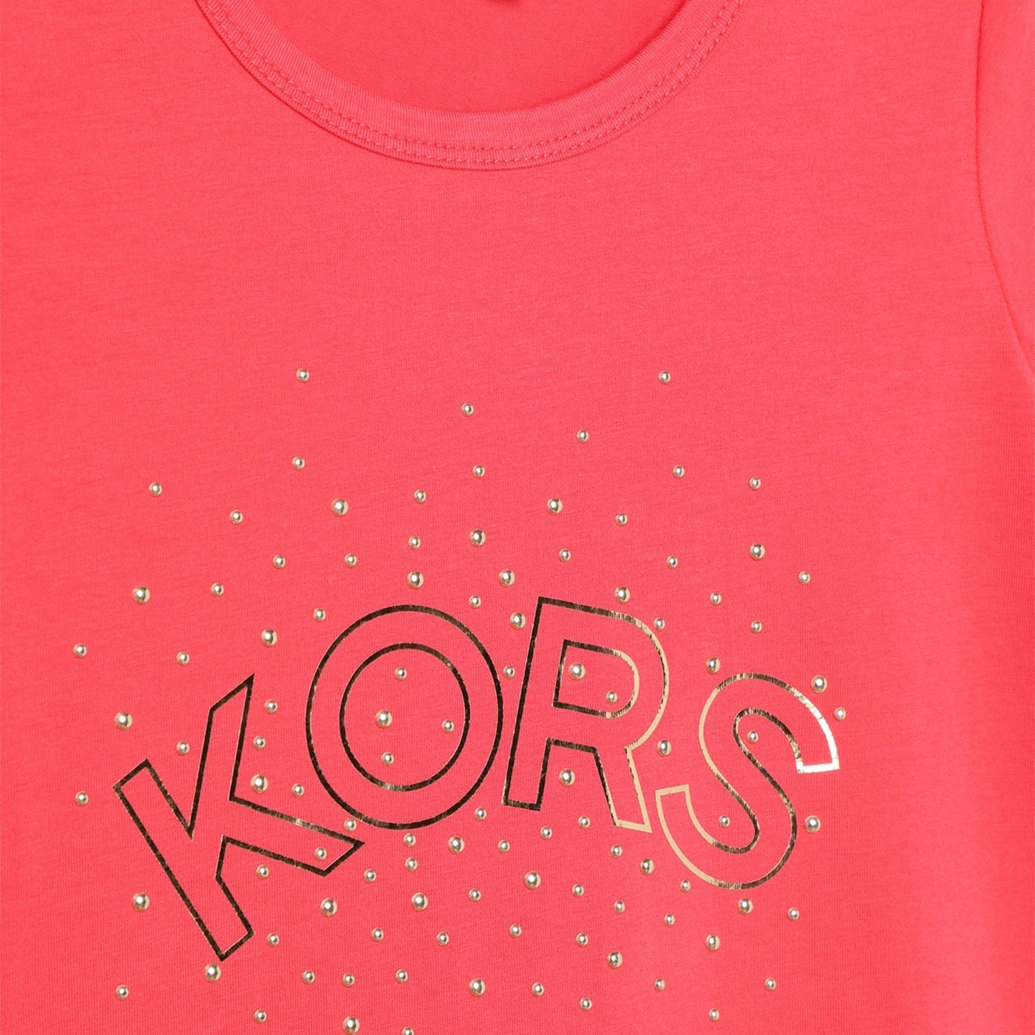 Camiseta Rosa Escarlata KORS Taches Niña