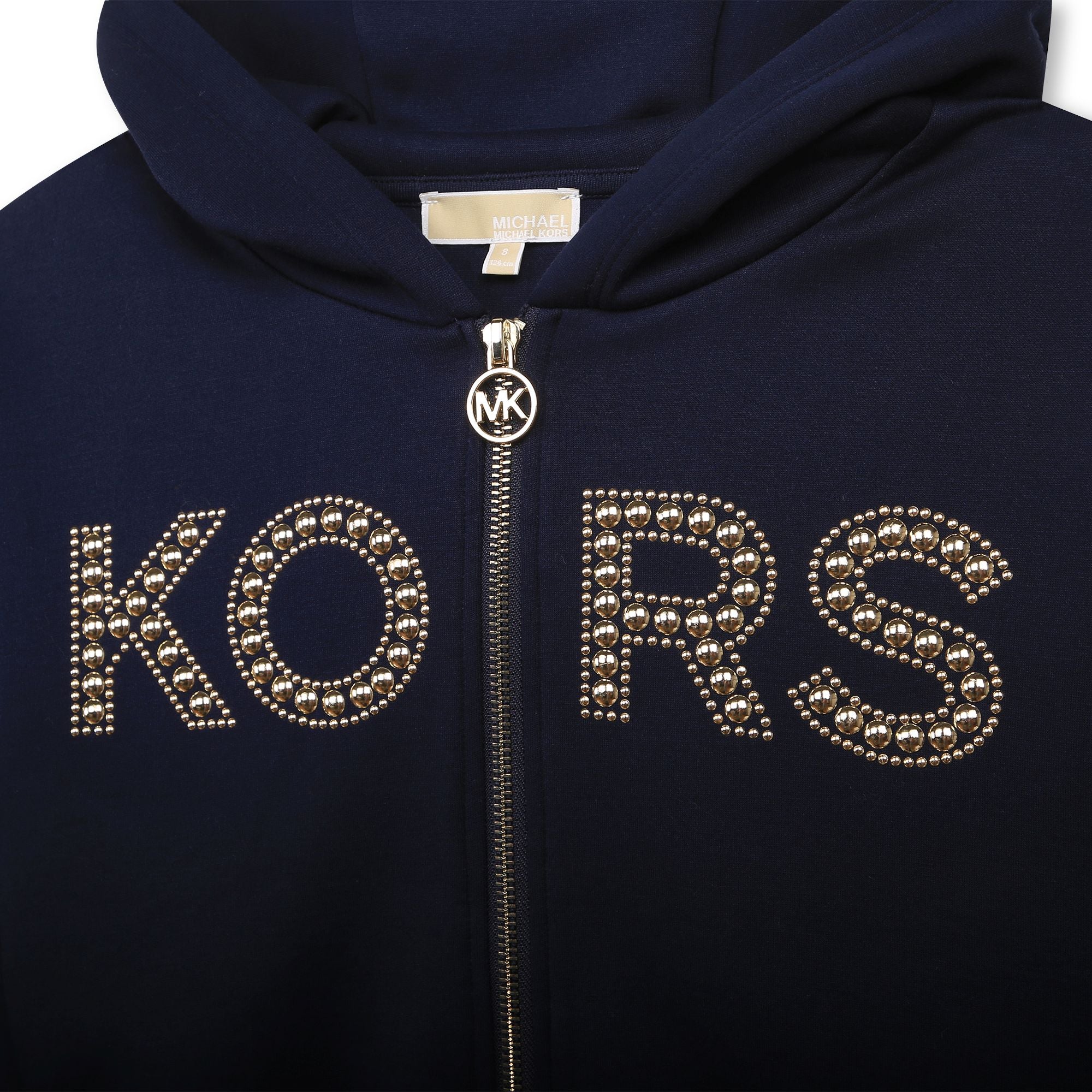 Chaqueta Hooded Navy Pedrería KORS Niña