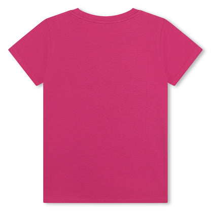 Camiseta Fucsia KORS Studded Niña