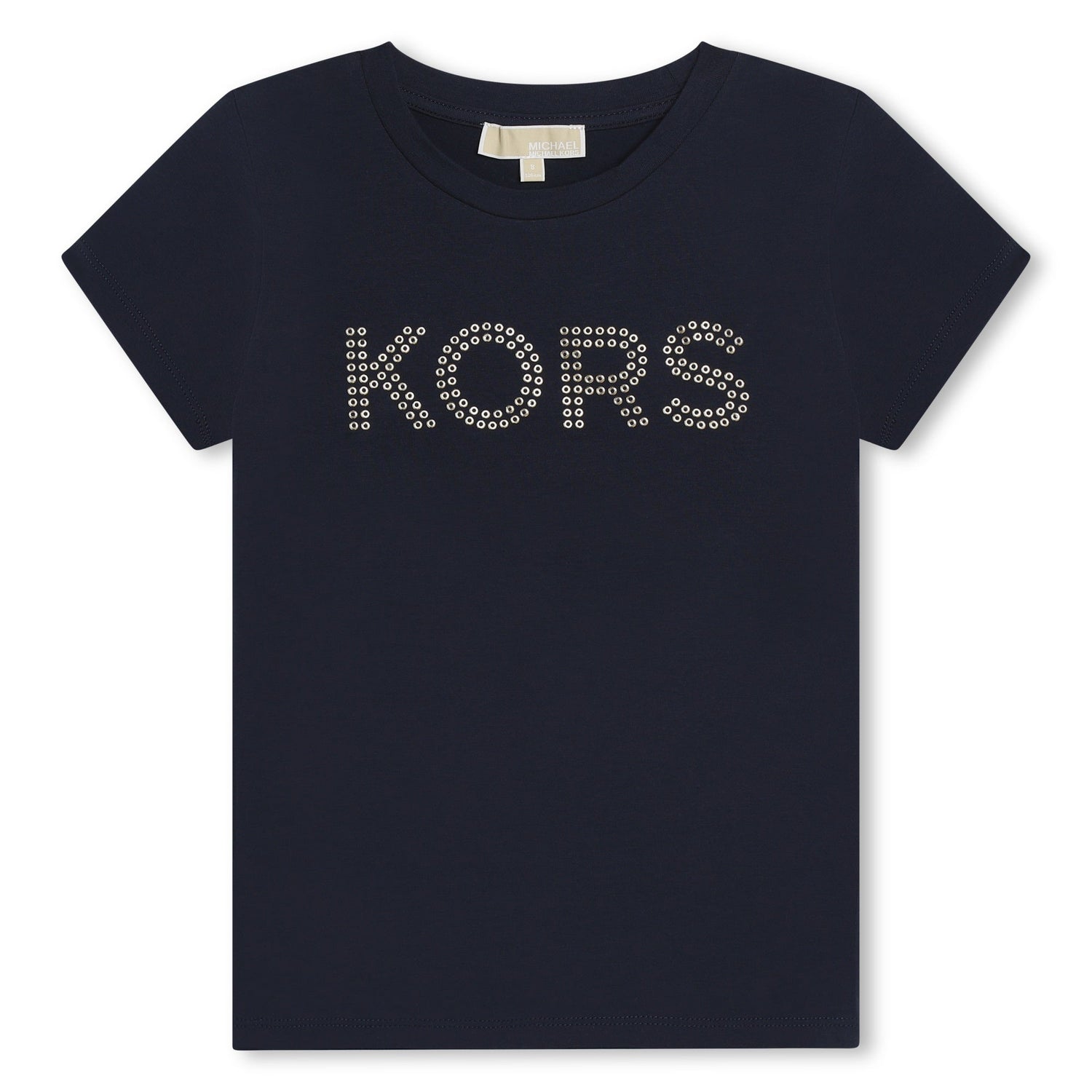 Camiseta Azul Oscuro KORS Studded Niña