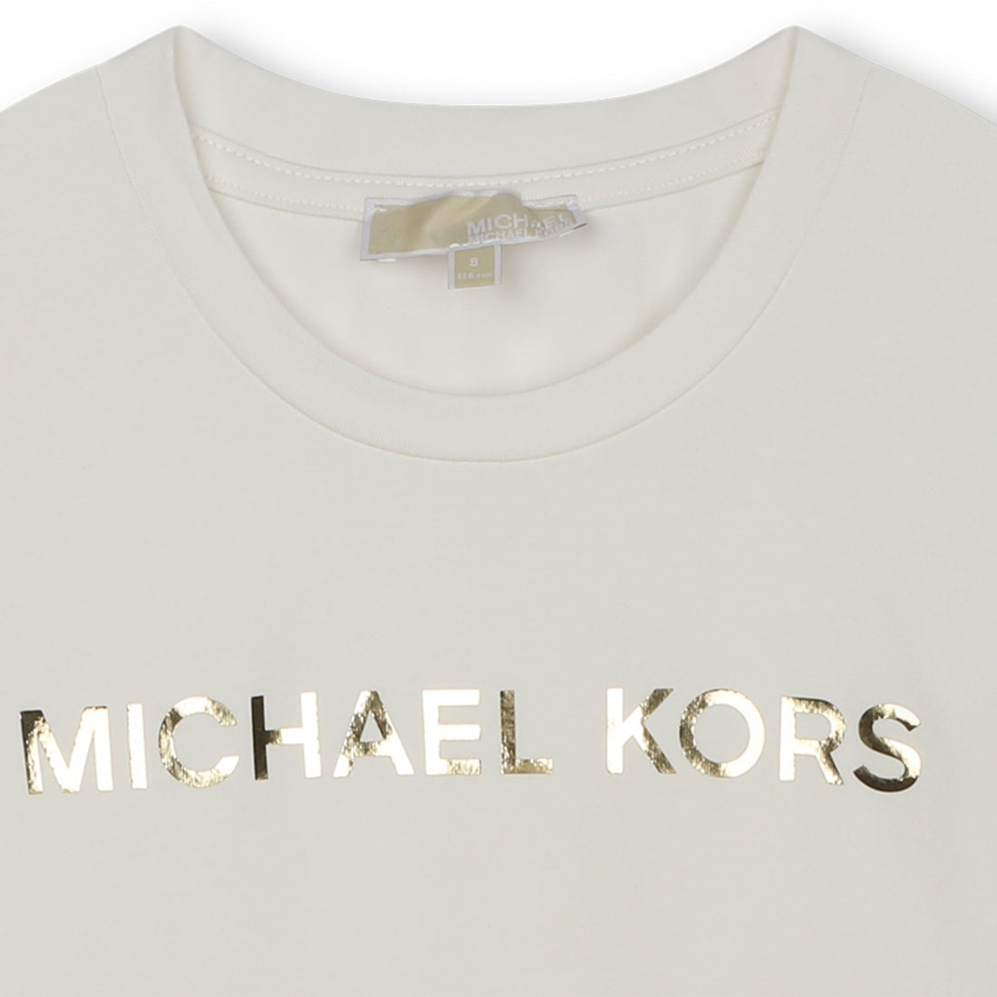 Camiseta Blanca MICHAEL KORS Foil Niña