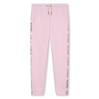 Pantalón Jogger Rosa Logo KORS Niña