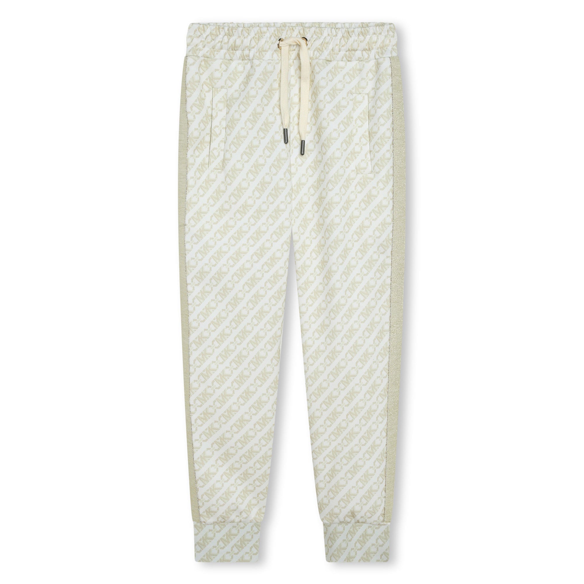 Pantalón Jogger Marfil Monograma MK Empire Niña