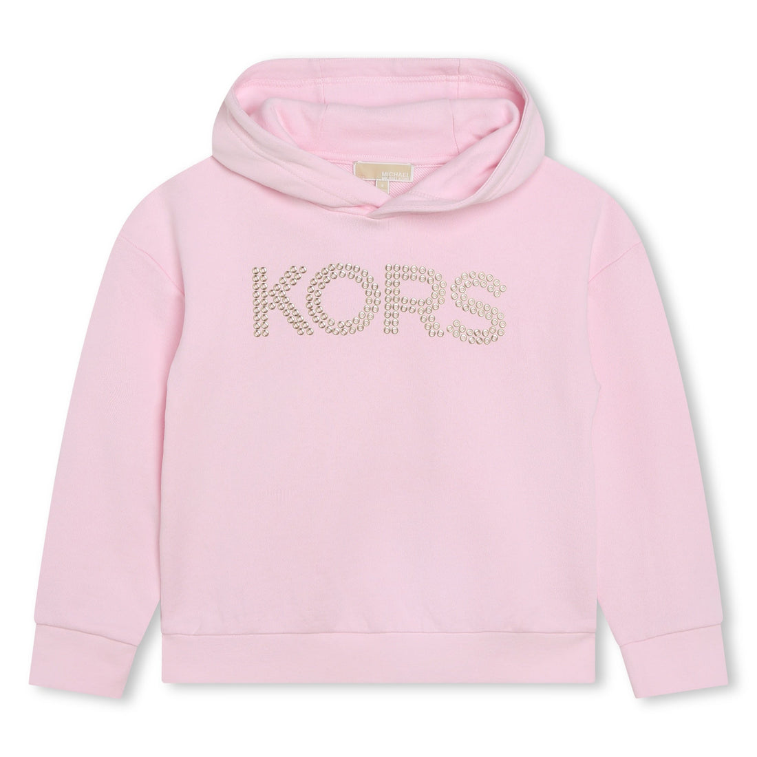 Buzo Hooded Rosa Logo KORS Niña