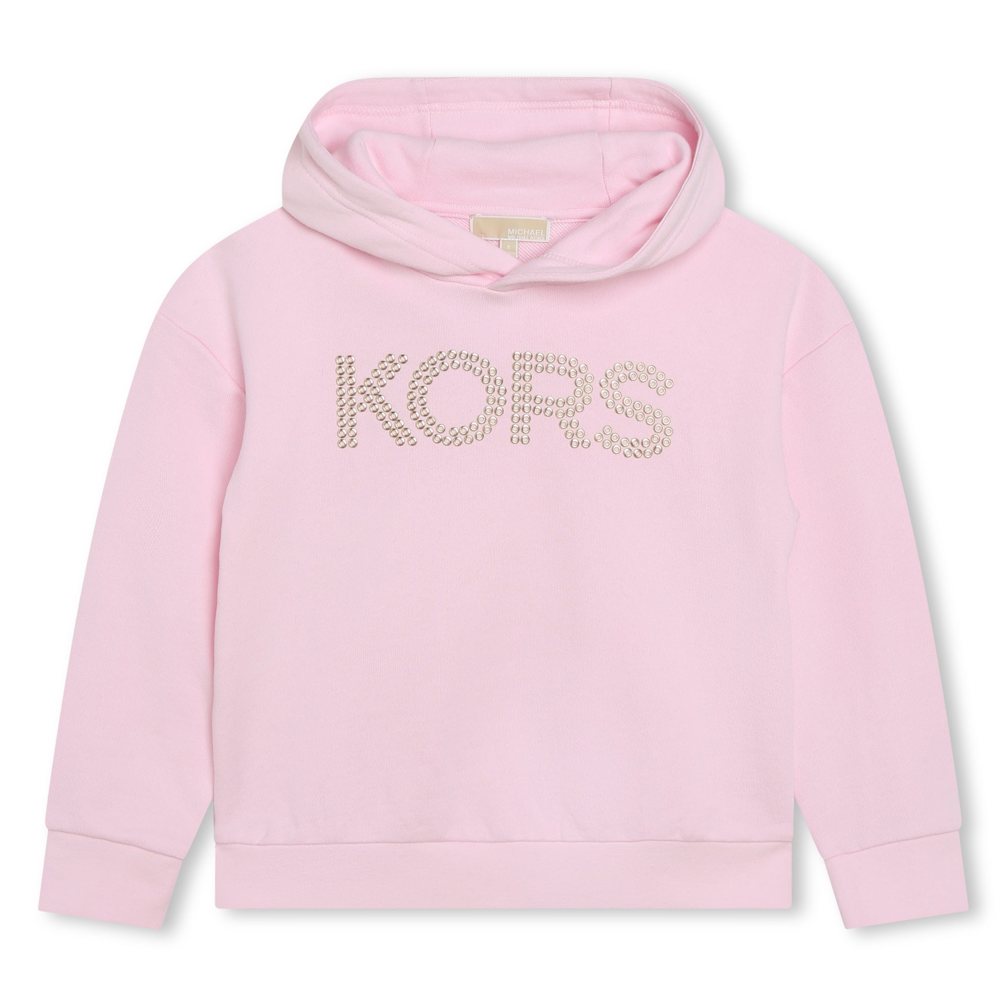 Buzo Hooded Rosa Logo KORS Niña