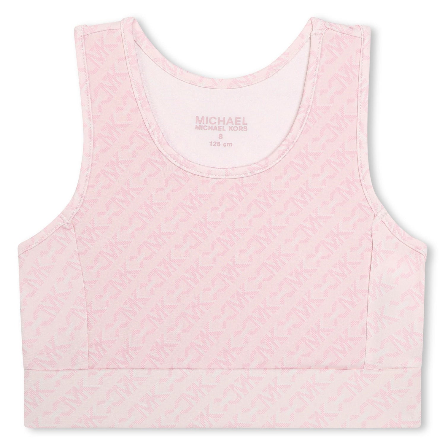 Crop Top Rosa Logotipo MK Empire Niña