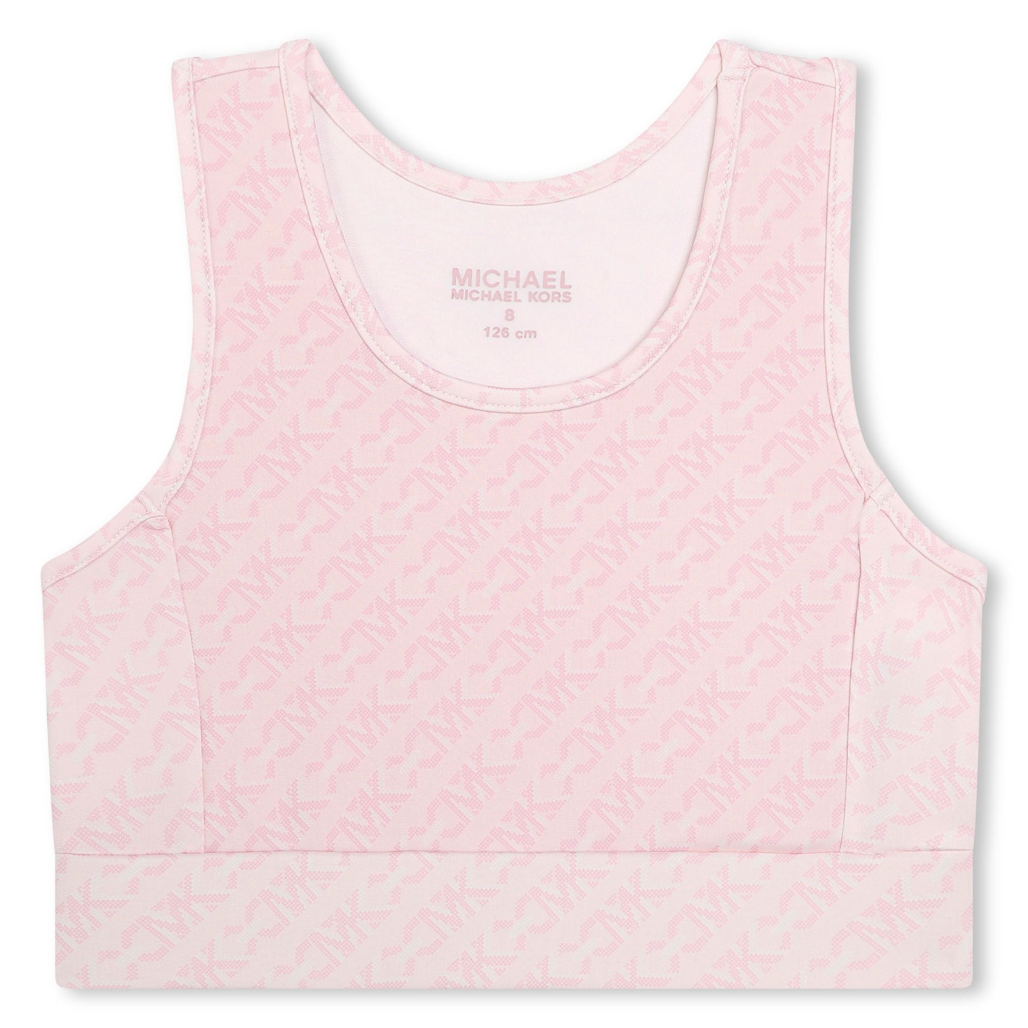 Crop Top Rosa Logotipo MK Empire Niña