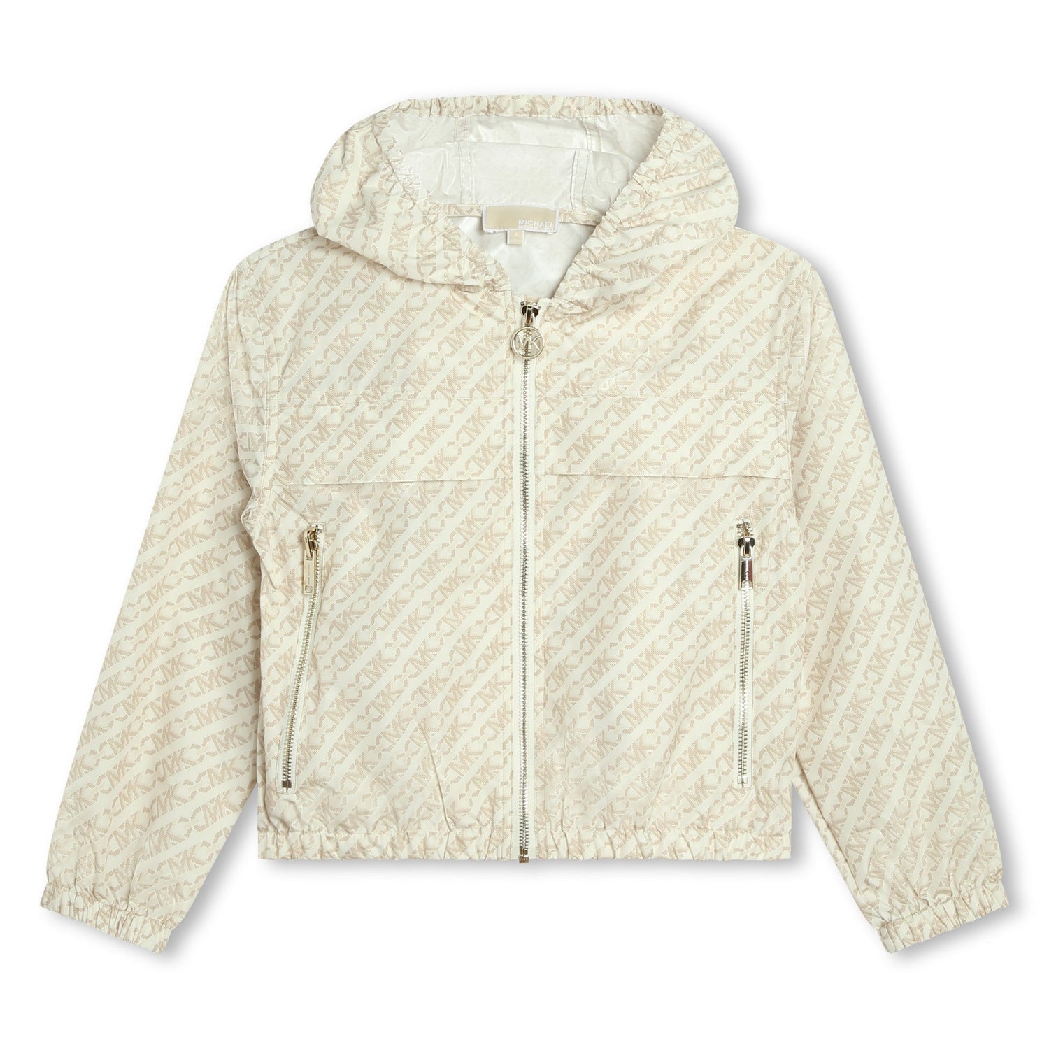 Chaqueta Rompevientos Marfil Camel MK Empire Niña