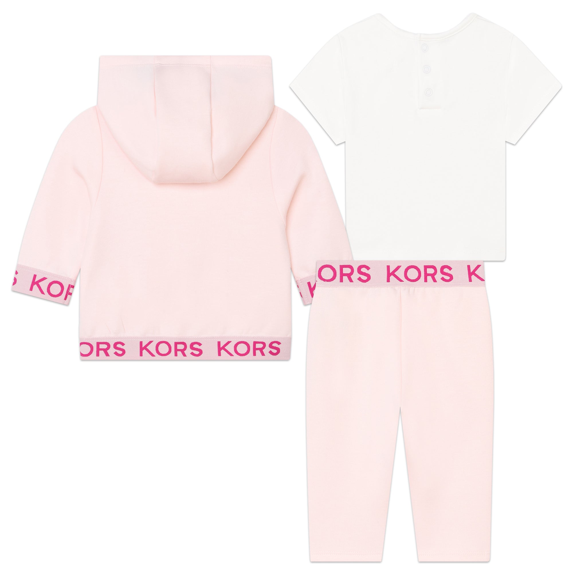 Conjunto Jogging Rosa MK Heart Bebé Niña