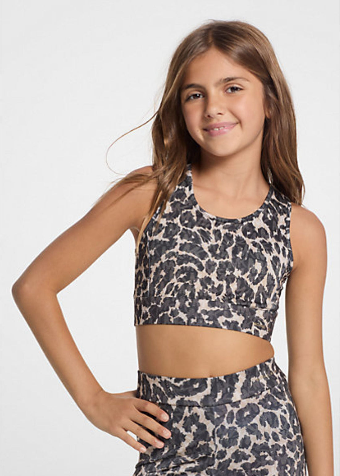 Top Animal Print MICHAEL KORS Foil