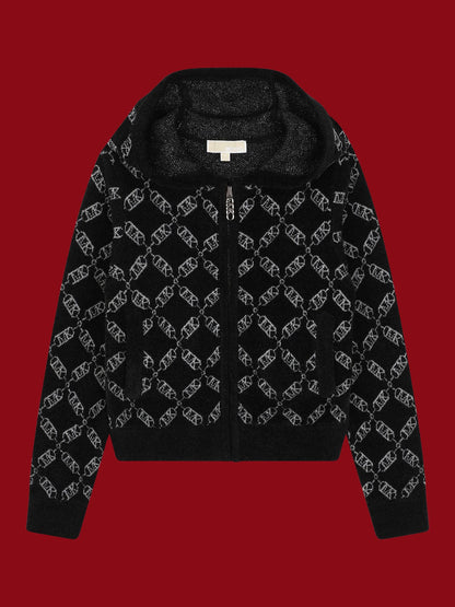 Sweater Hoddie Negro Luxury MK Empire