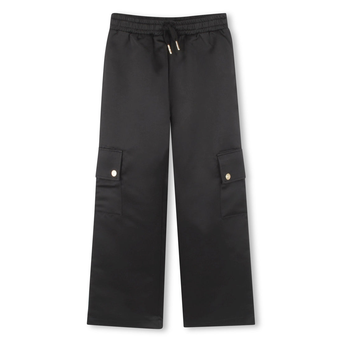 Pantalón Cargo Poliéster Negro
