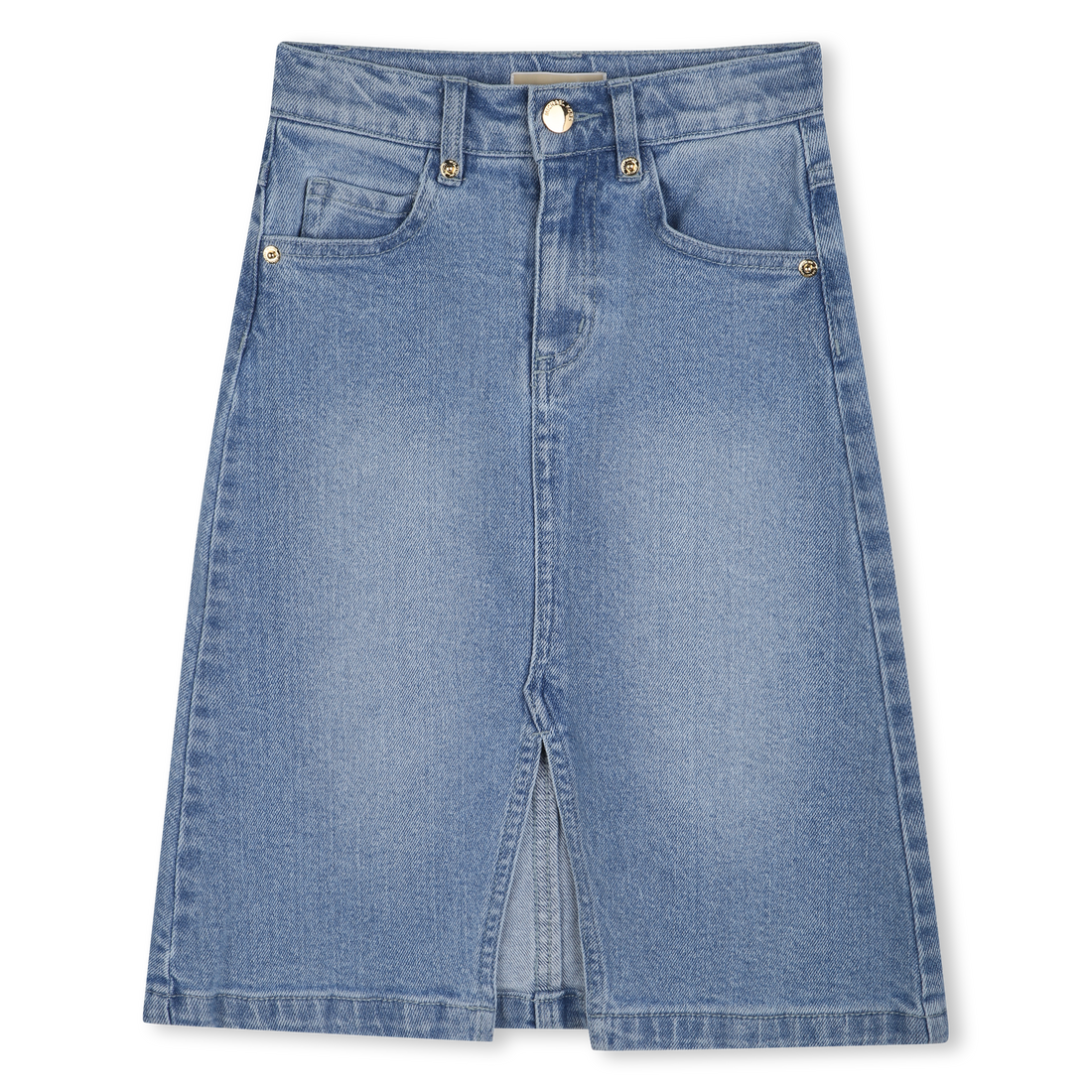 Falda Larga Denim Chica