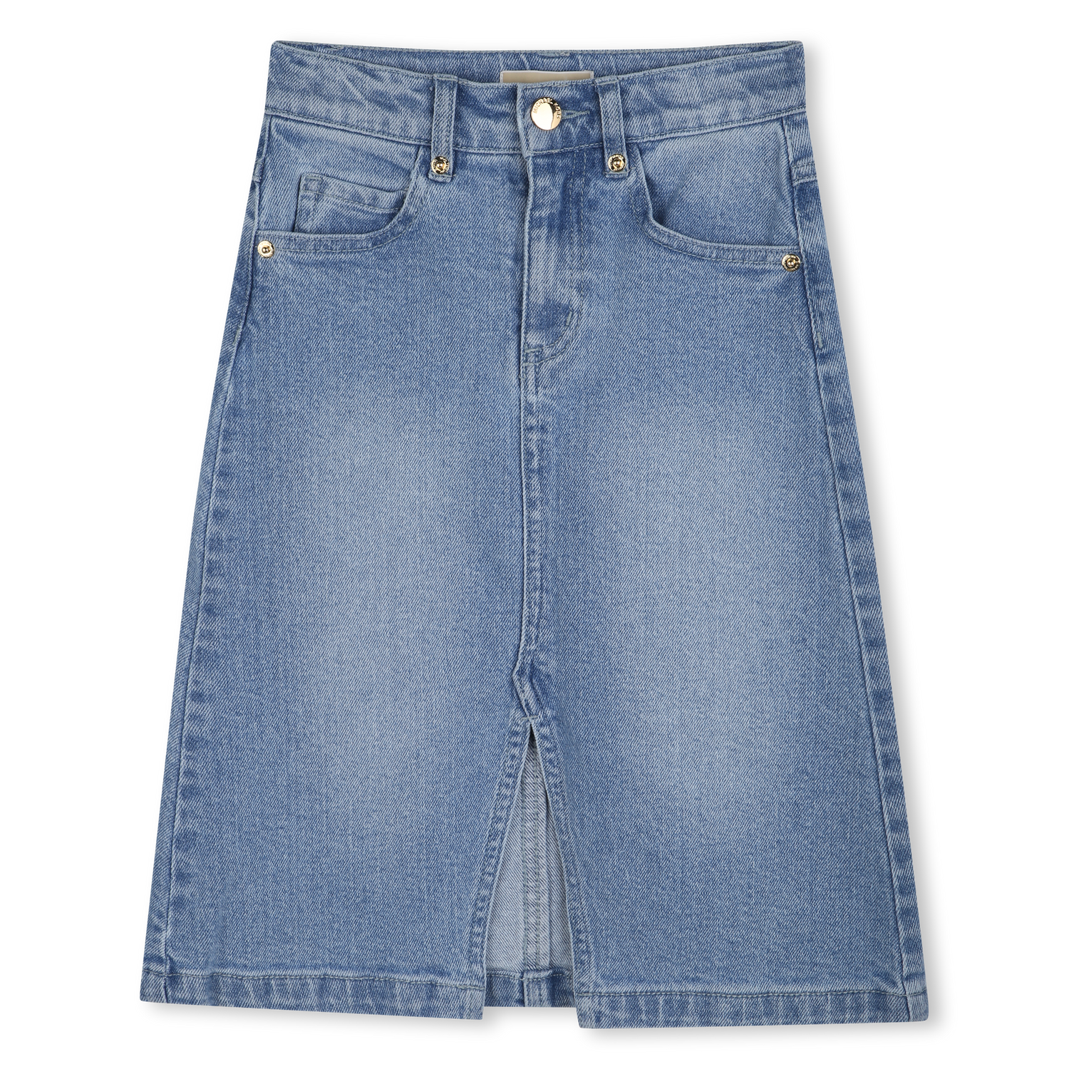 Falda Larga Denim Chica
