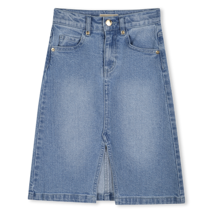 Falda Larga Denim Chica