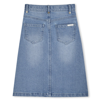 Falda Larga Denim Chica