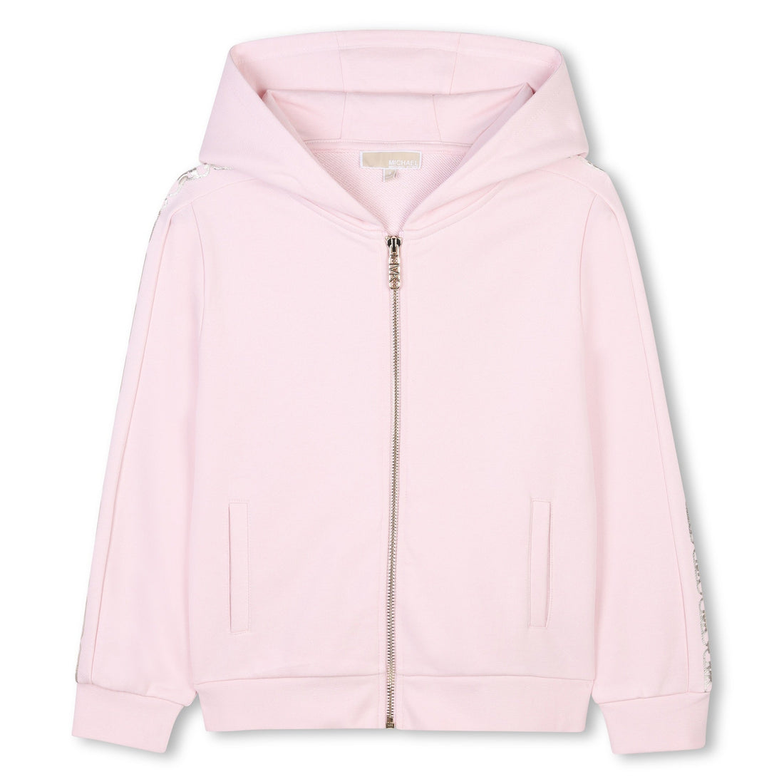 Chaqueta Hooded Rosa Algodón