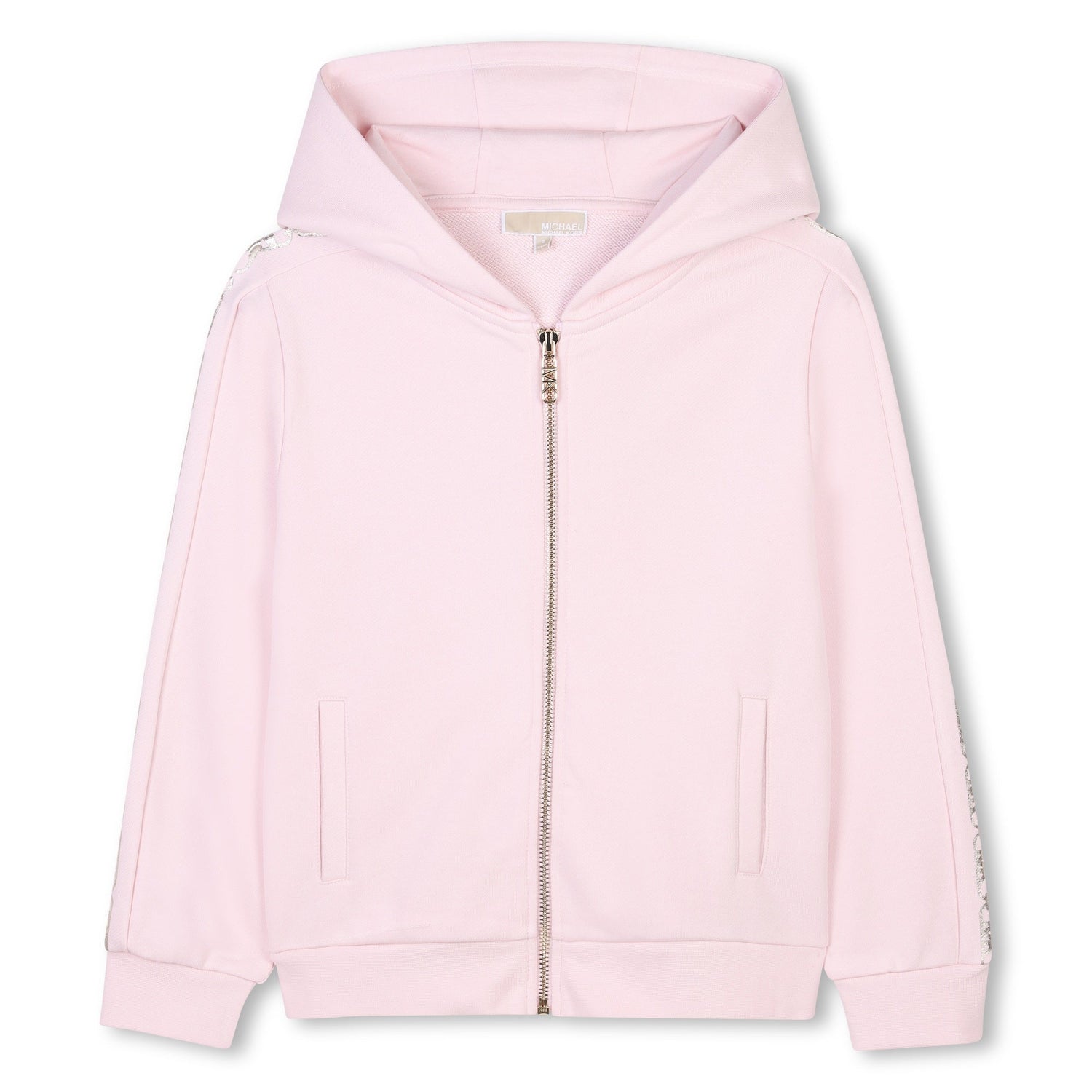 Chaqueta Hooded Rosa Algodón