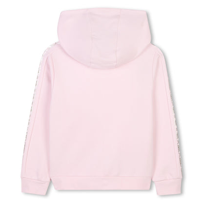 Chaqueta Hooded Rosa Algodón