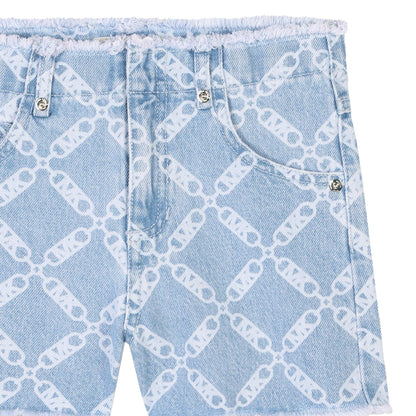 Short Denim Logotipo Integral MK Empire