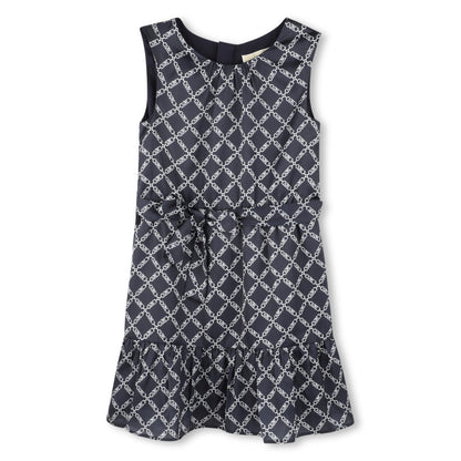 Vestido Satín Empire Azul