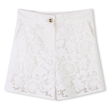 Short Crudo Tejido Guipur